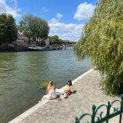 Gabriela Bormann: Paris 2024 (Olympia) - Entspannung am Square du Vert-Galant