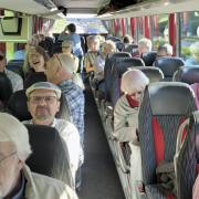 Die Fahrt nach Münsingen - mit dem Bus.