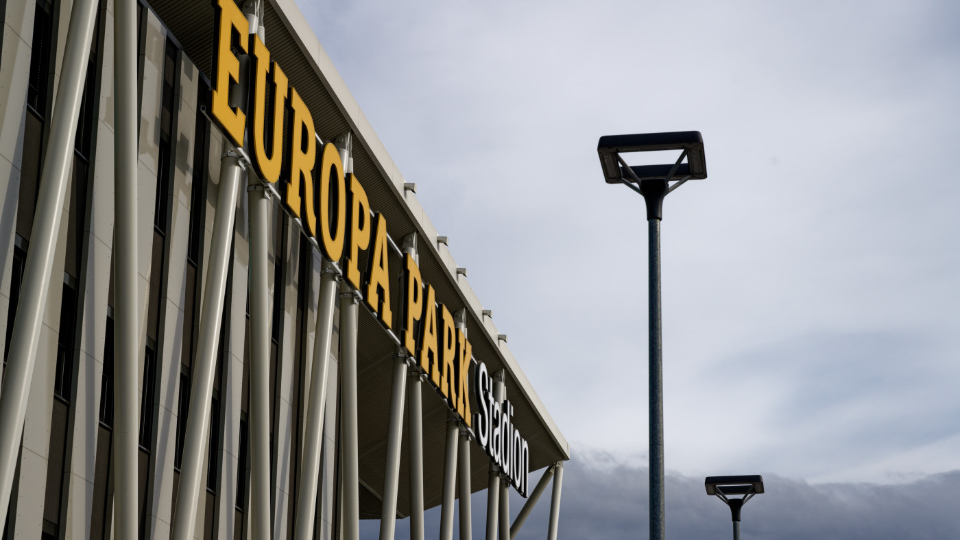 Fotoshooting im SC-Stadion