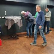 Beleuchtung wird verpackt