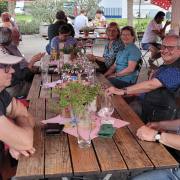 Petra und Achim: Einkehr bei 'Herrn Fröhlich' in Kirchzarten