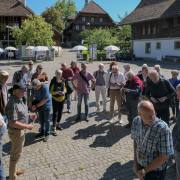Wir werrden in Münsingen begrüßt.