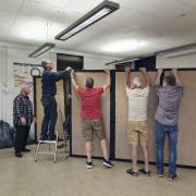 Erstmal zwei Testwände aufbauen ...