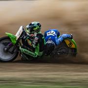 Ihringen Grasbahn Renen: im Staub des führende