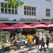 Blick vom Oberdeck